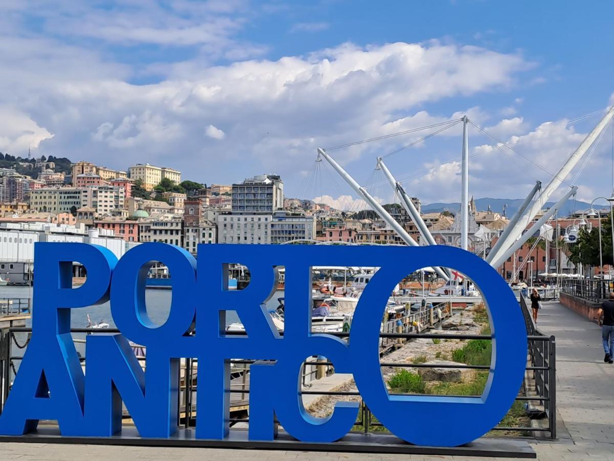 La Casa Sul Molo - Acquario Lägenhet Genua Exteriör bild
